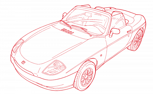 barchetta-club.pl - Widok nadwozia M1 z przodu