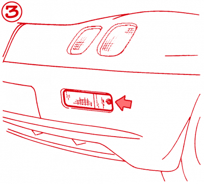barchetta-club.pl - Wymontowanie zderzaka tylnego - lampa przeciwmgielna